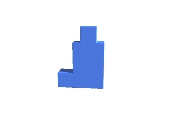 Soft Blocks Low-poly 3D model_3