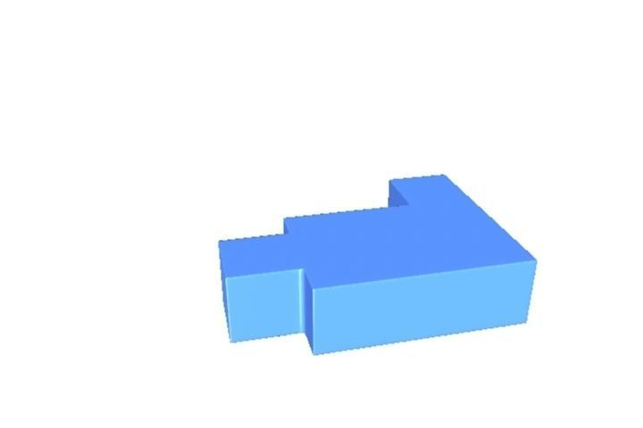 Soft Blocks Low-poly 3D model_2