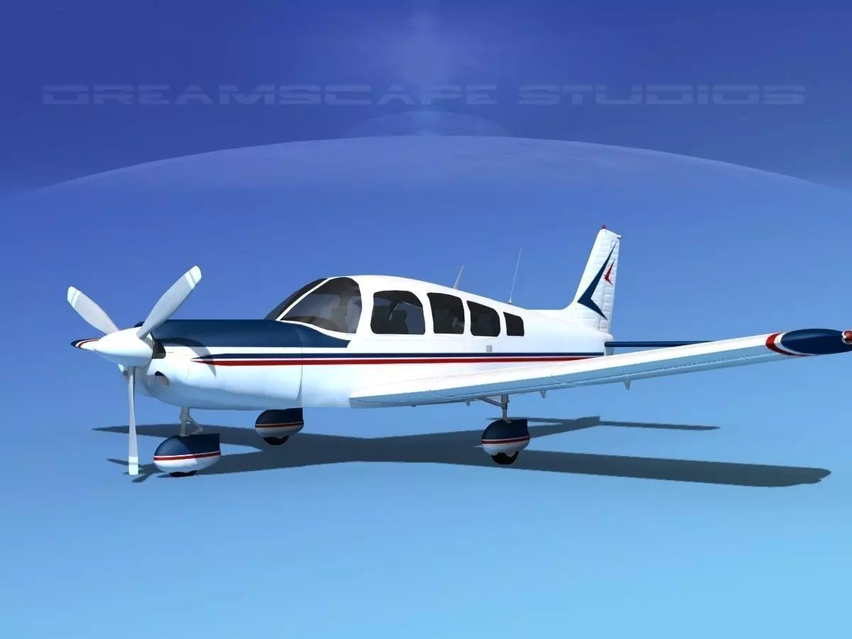 Piper Cherokee Six 260 V03 3D model_0