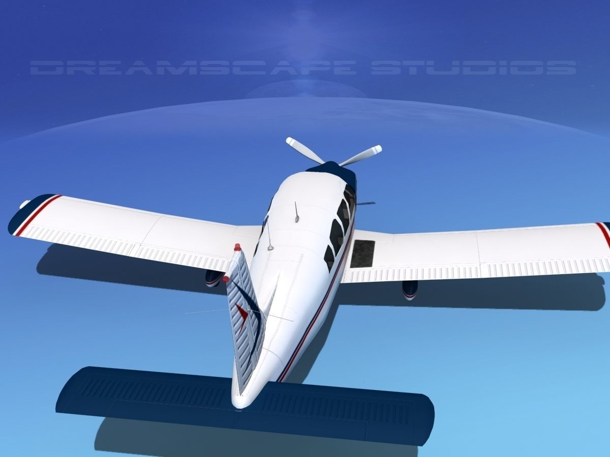 Piper Cherokee Six 260 V03 3D model_5