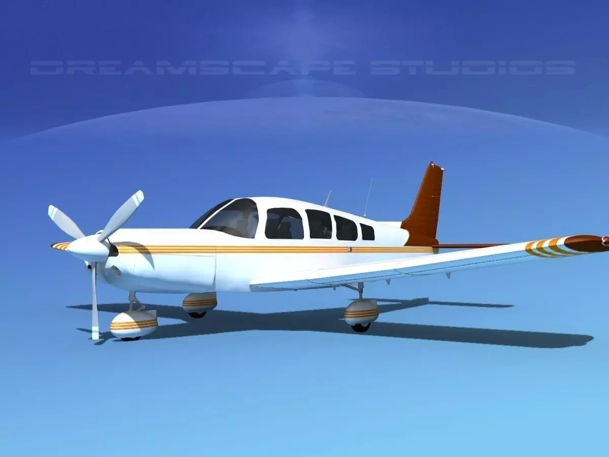 Piper Cherokee Six 260 V10 3D model
