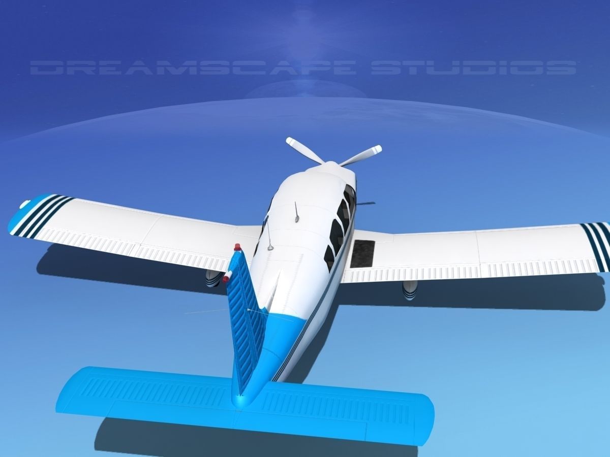 Piper Cherokee Six 260 V11 3D model_6
