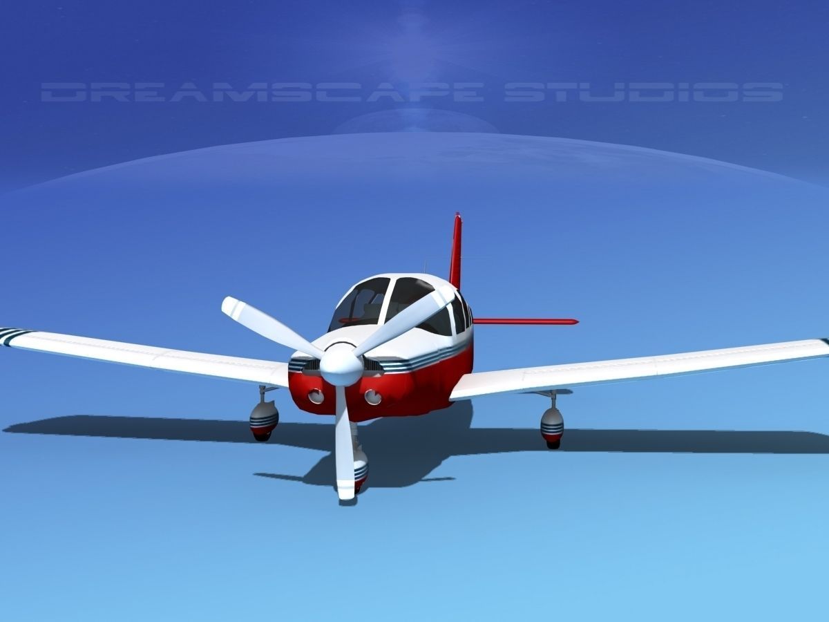 Piper Cherokee Six 260 V13 3D model_1