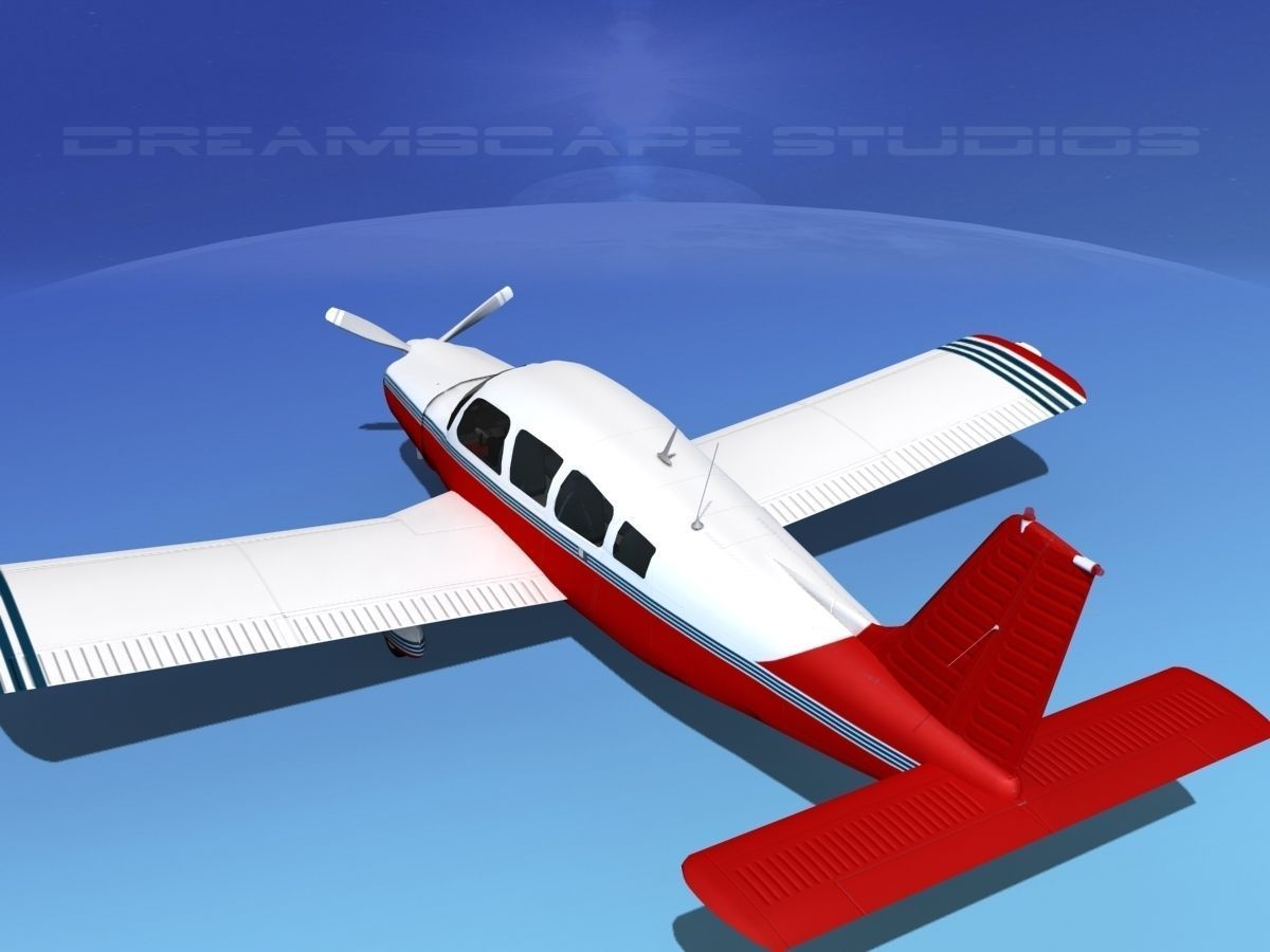 Piper Cherokee Six 260 V13 3D model_5