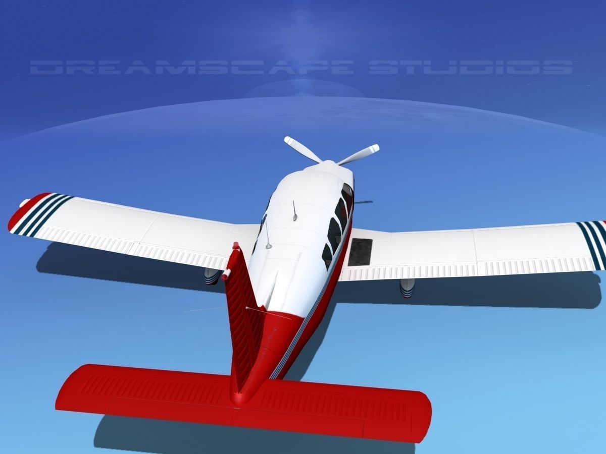 Piper Cherokee Six 260 V13 3D model_6