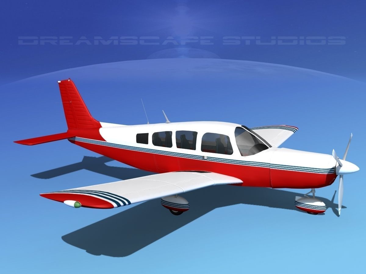 Piper Cherokee Six 260 V13 3D model_3