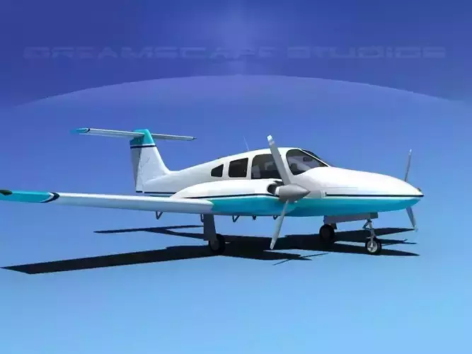 Piper PA-44-180 Seminole V08 3D model