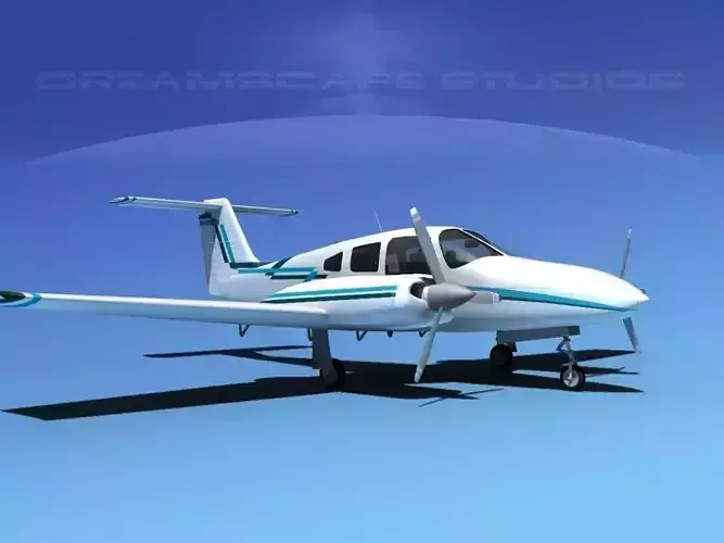 Piper PA-44-180 Seminole V16 3D model