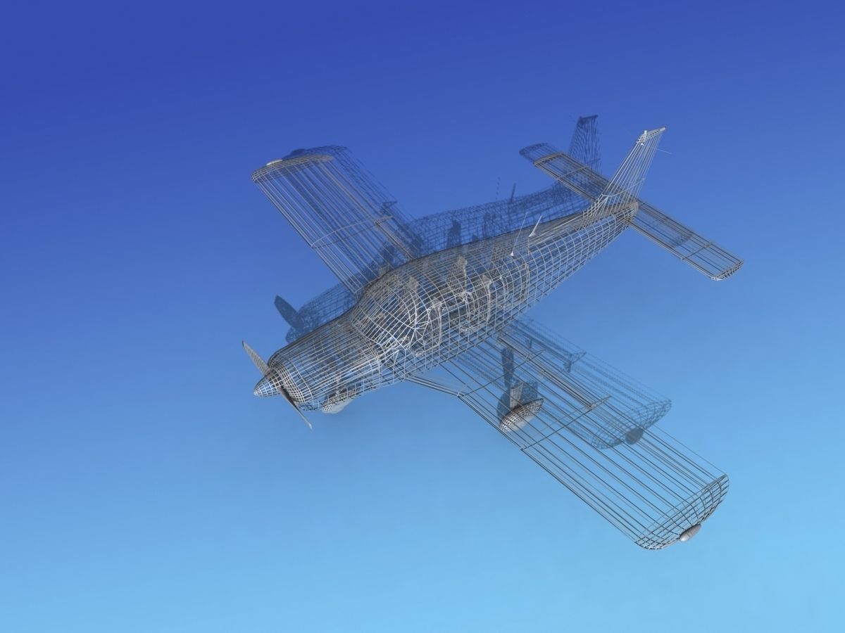 Piper PA-28-235 Cherokee  V03 3D model_10