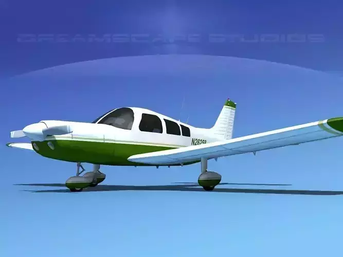 Piper PA-28-235 Cherokee  V05 3D model