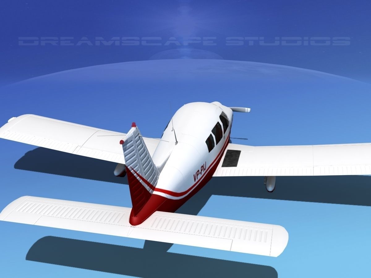 Piper PA-28-235 Cherokee V08 3D model_6