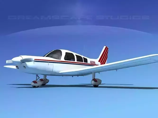 Piper PA-28-235 Cherokee  V17 3D model