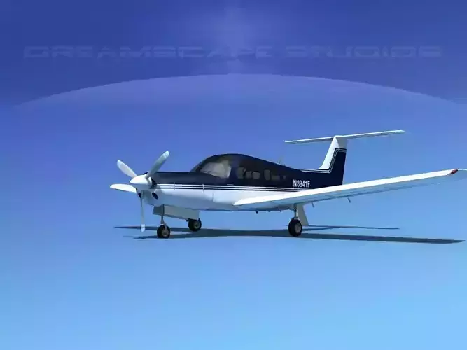 Piper PA-28R-201 Arrow III V06 3D model