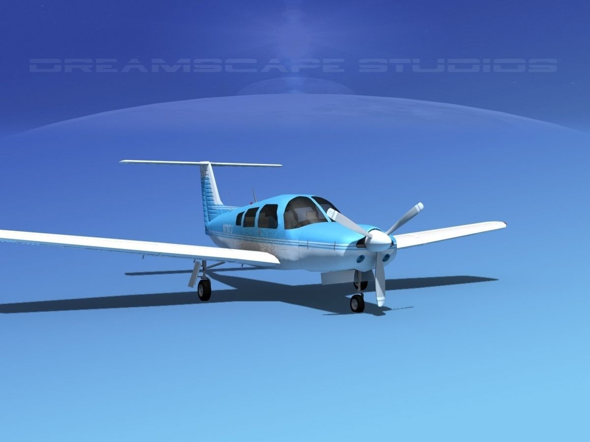 Piper PA-28R-201 Arrow III V07 3D model_5