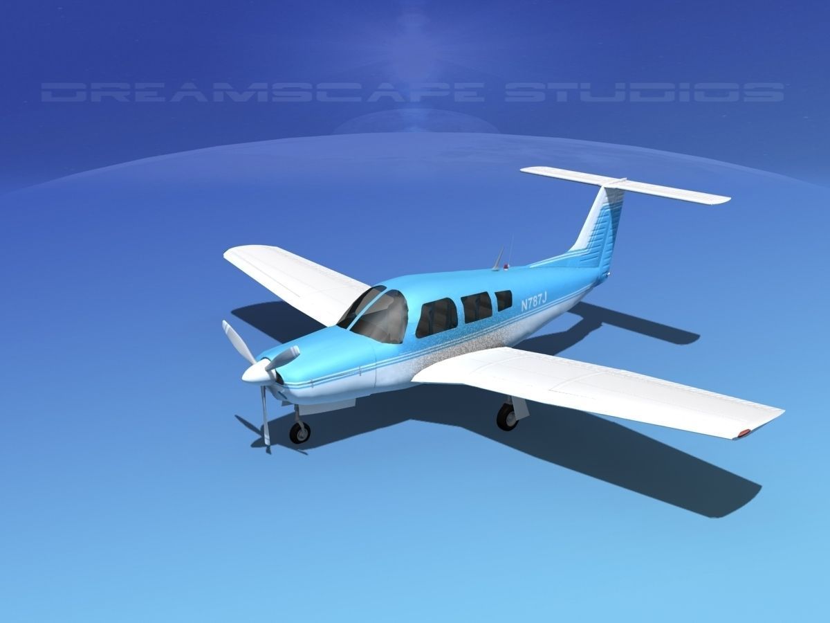 Piper PA-28R-201 Arrow III V07 3D model_11