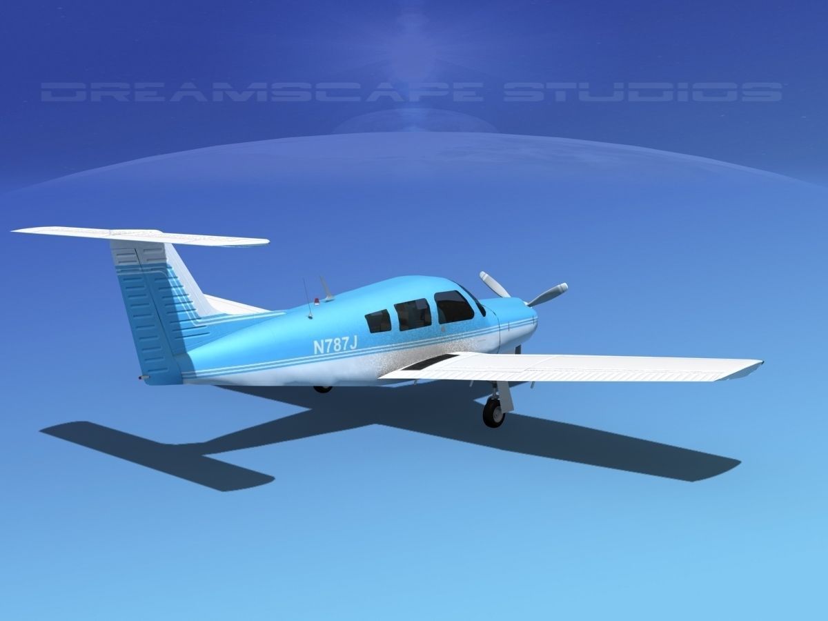 Piper PA-28R-201 Arrow III V07 3D model_7