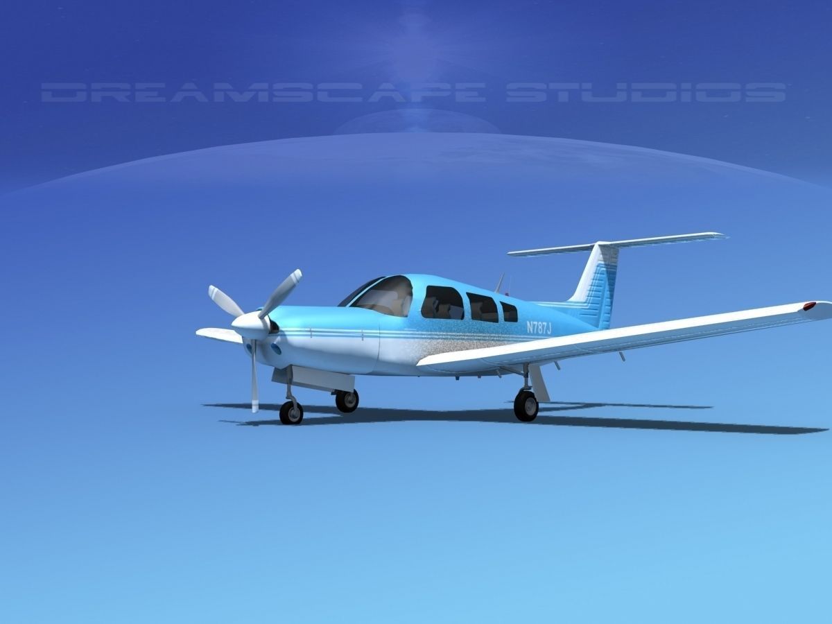 Piper PA-28R-201 Arrow III V07 3D model_1