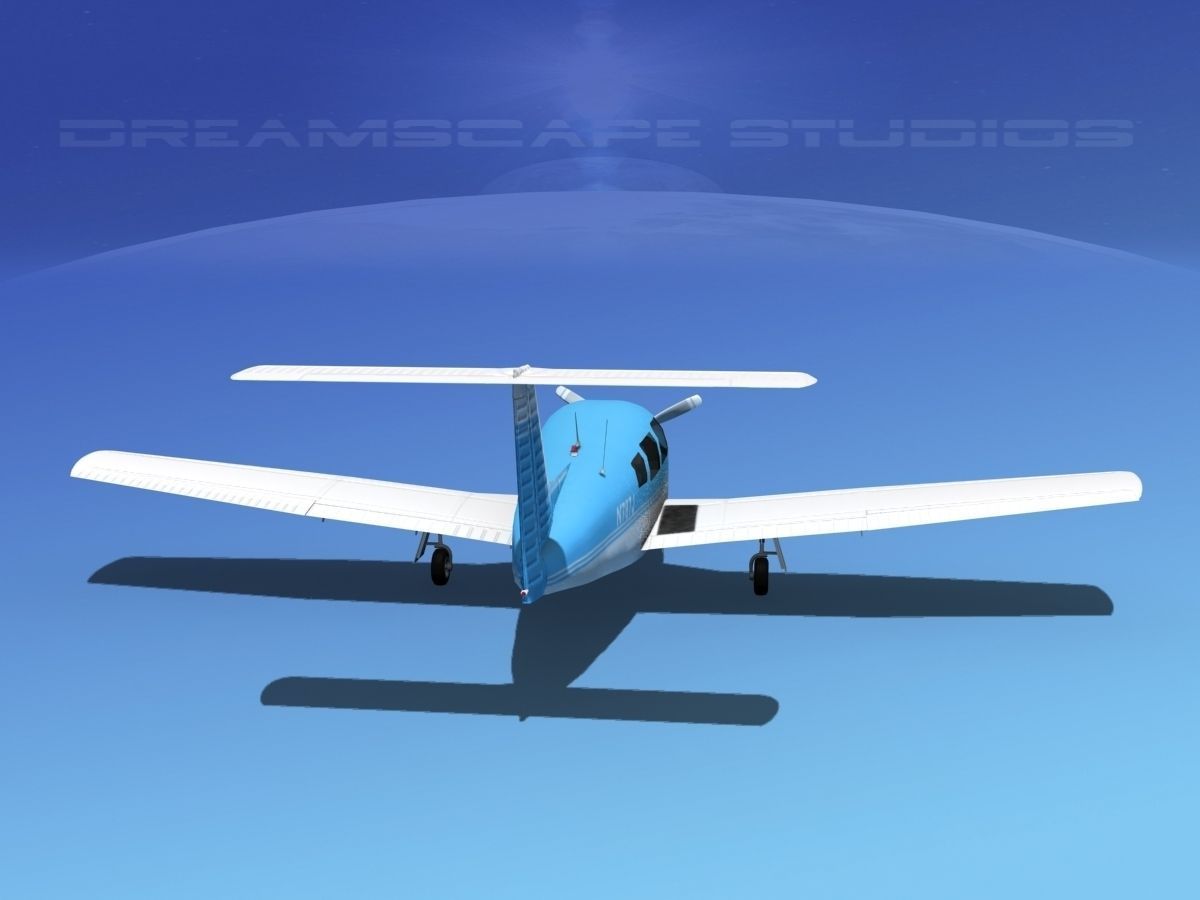 Piper PA-28R-201 Arrow III V07 3D model_8