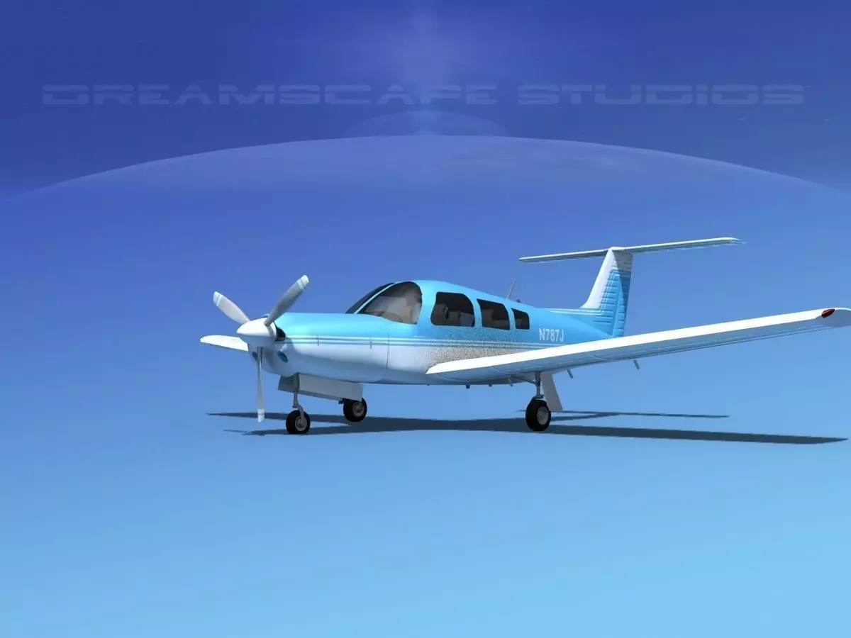Piper PA-28R-201 Arrow III V07 3D model_0