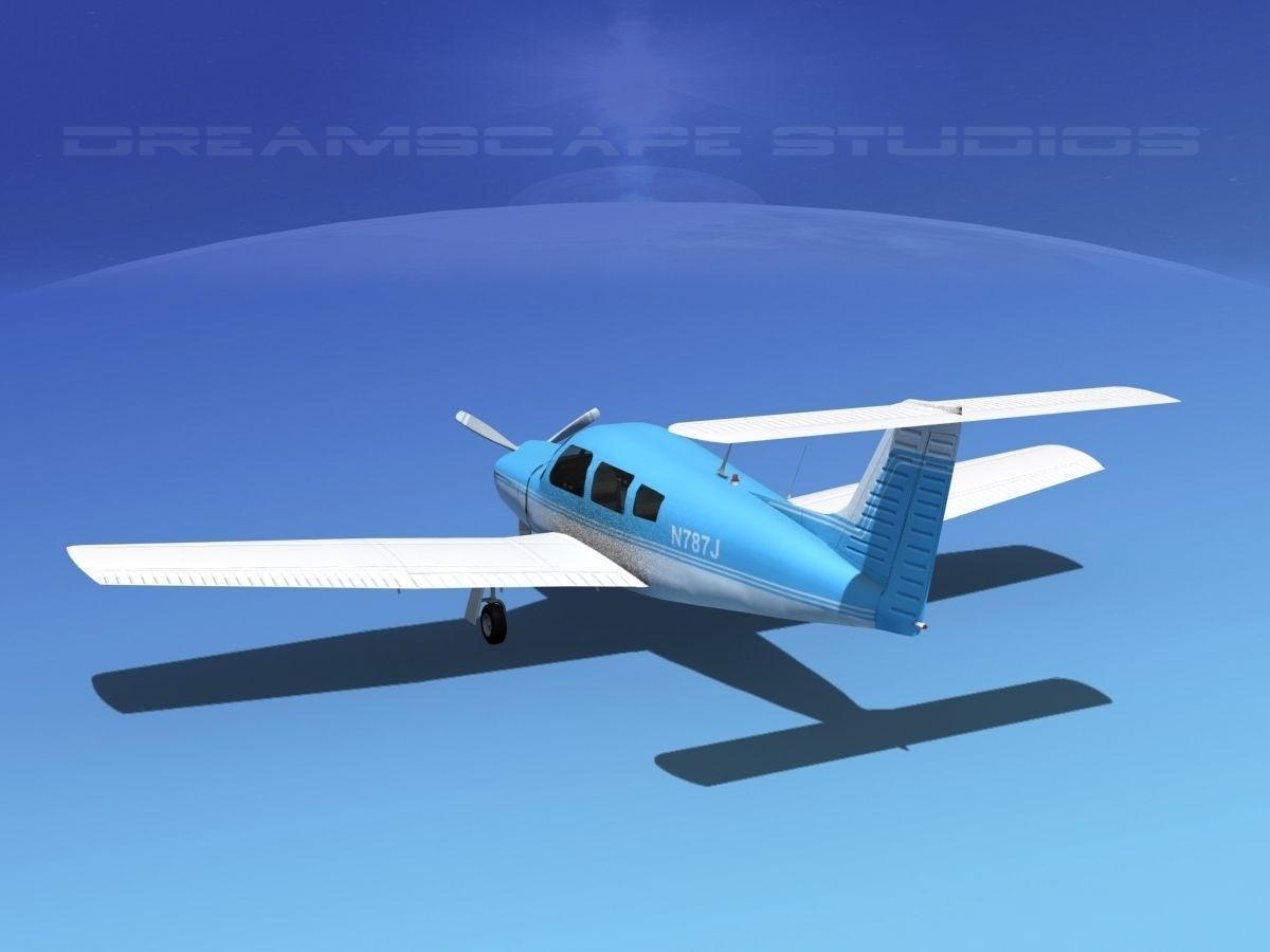 Piper PA-28R-201 Arrow III V07 3D model_10