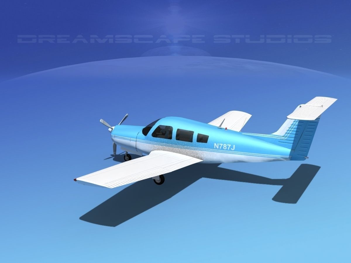 Piper PA-28R-201 Arrow III V07 3D model_9