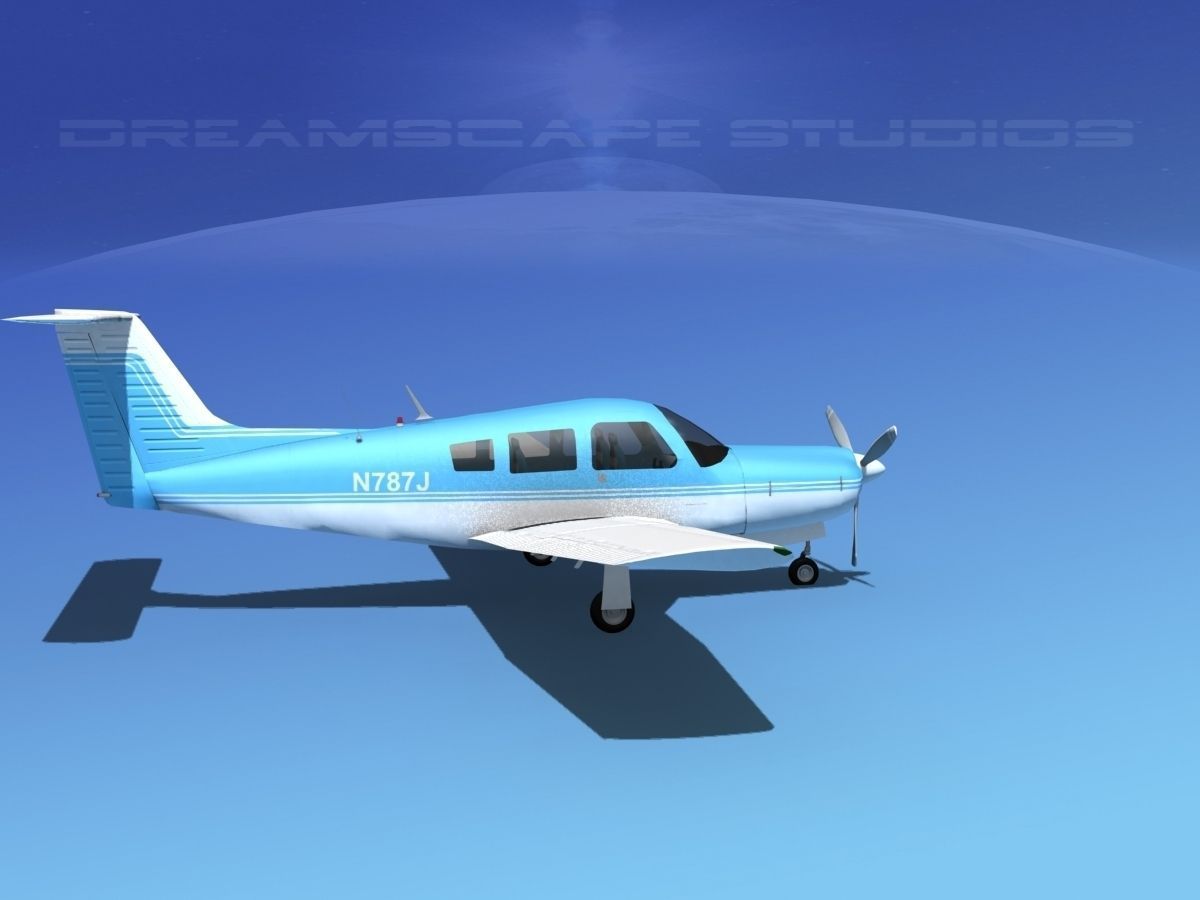 Piper PA-28R-201 Arrow III V07 3D model_6