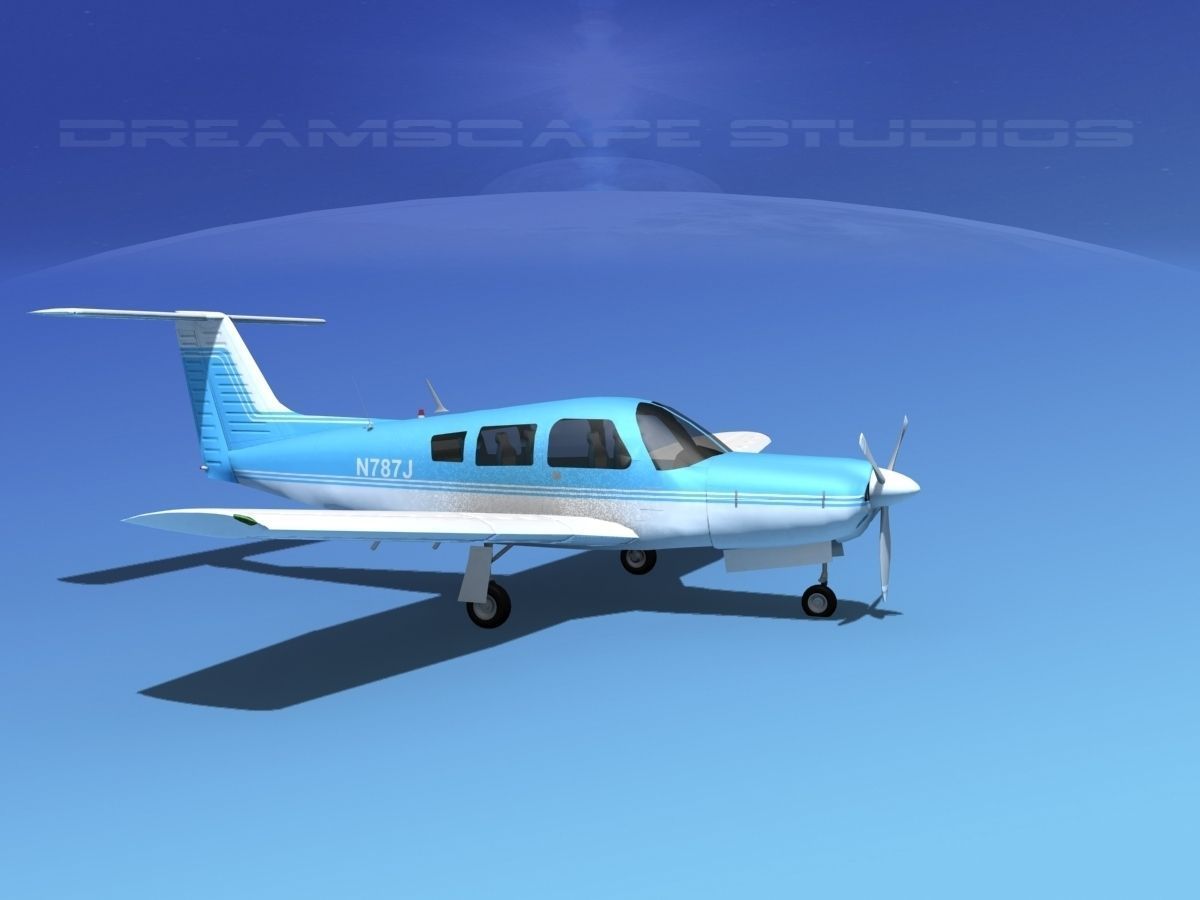 Piper PA-28R-201 Arrow III V07 3D model_4