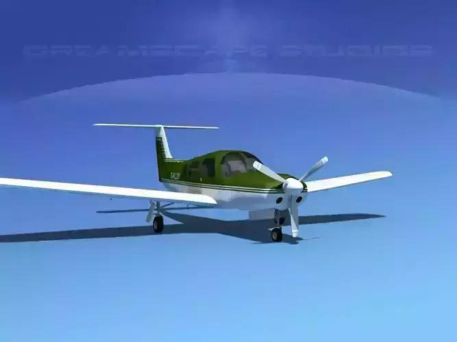 Piper PA-28R-201 Arrow III V09 3D model