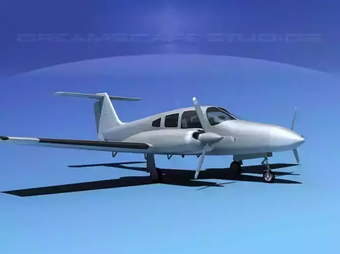 Piper PA-44-180 Seminole  Bare Metal