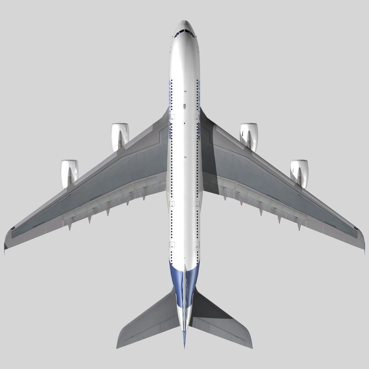 Airbus A-380 Airbus Industries House colors 3D model_4