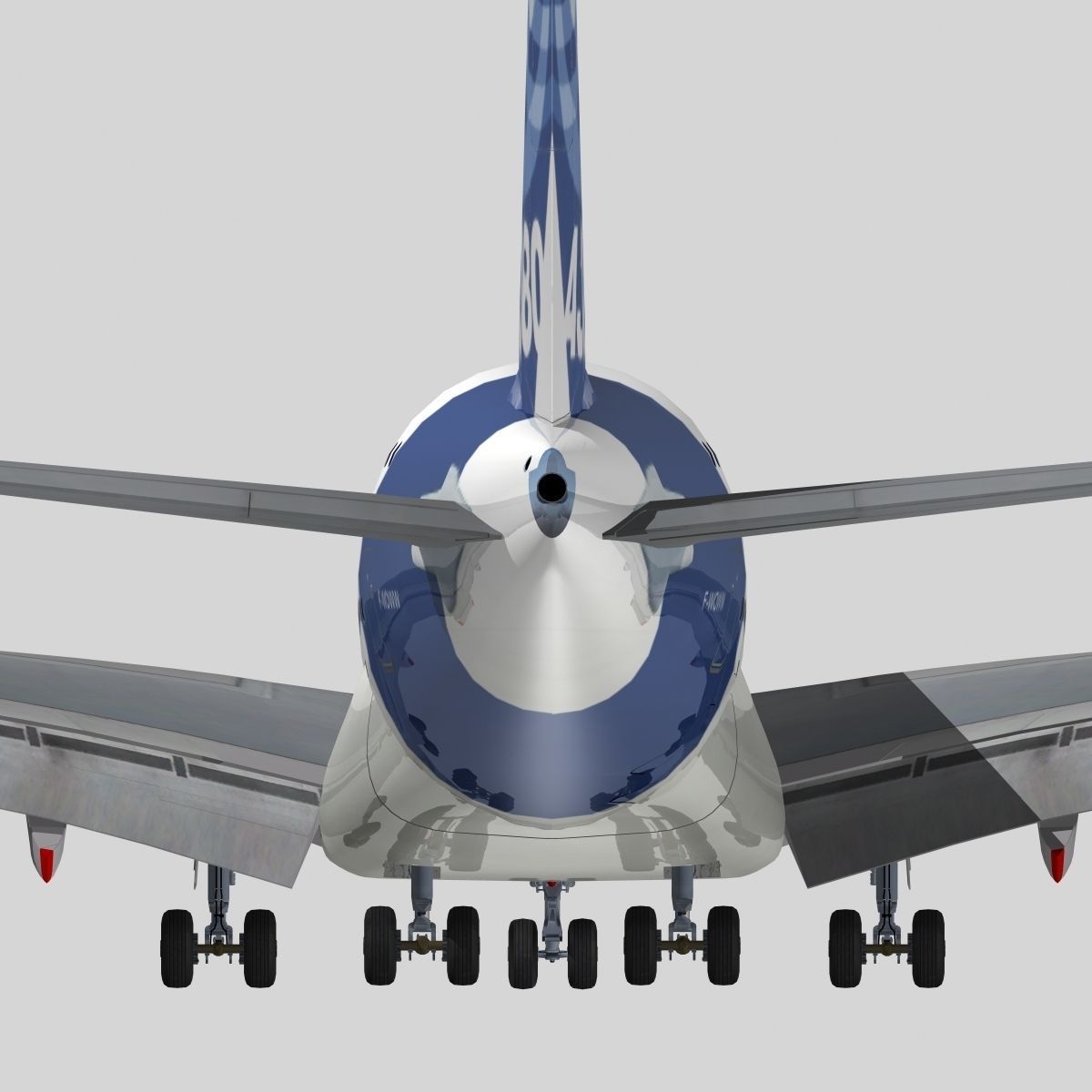 Airbus A-380 Airbus Industries House colors 3D model_7