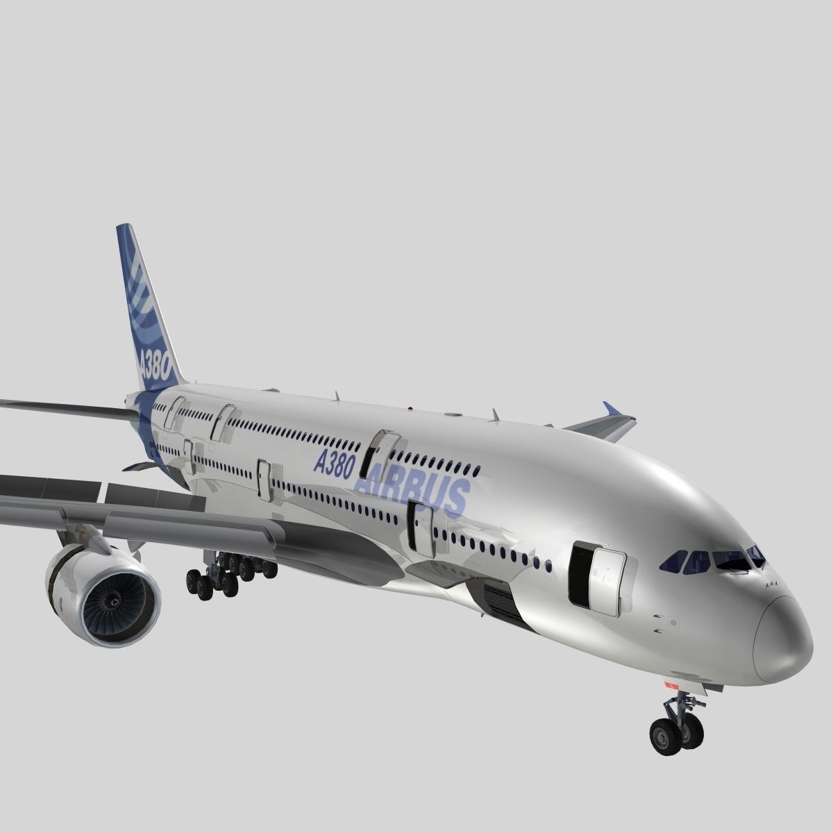 Airbus A-380 Airbus Industries House colors 3D model_11