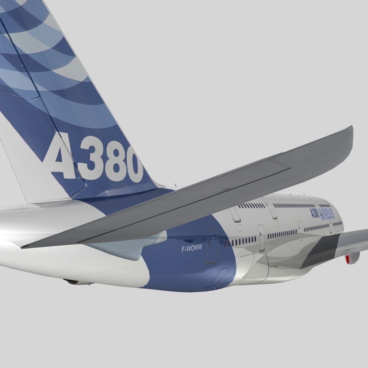 Airbus A-380 Airbus Industries House colors 3D model_2