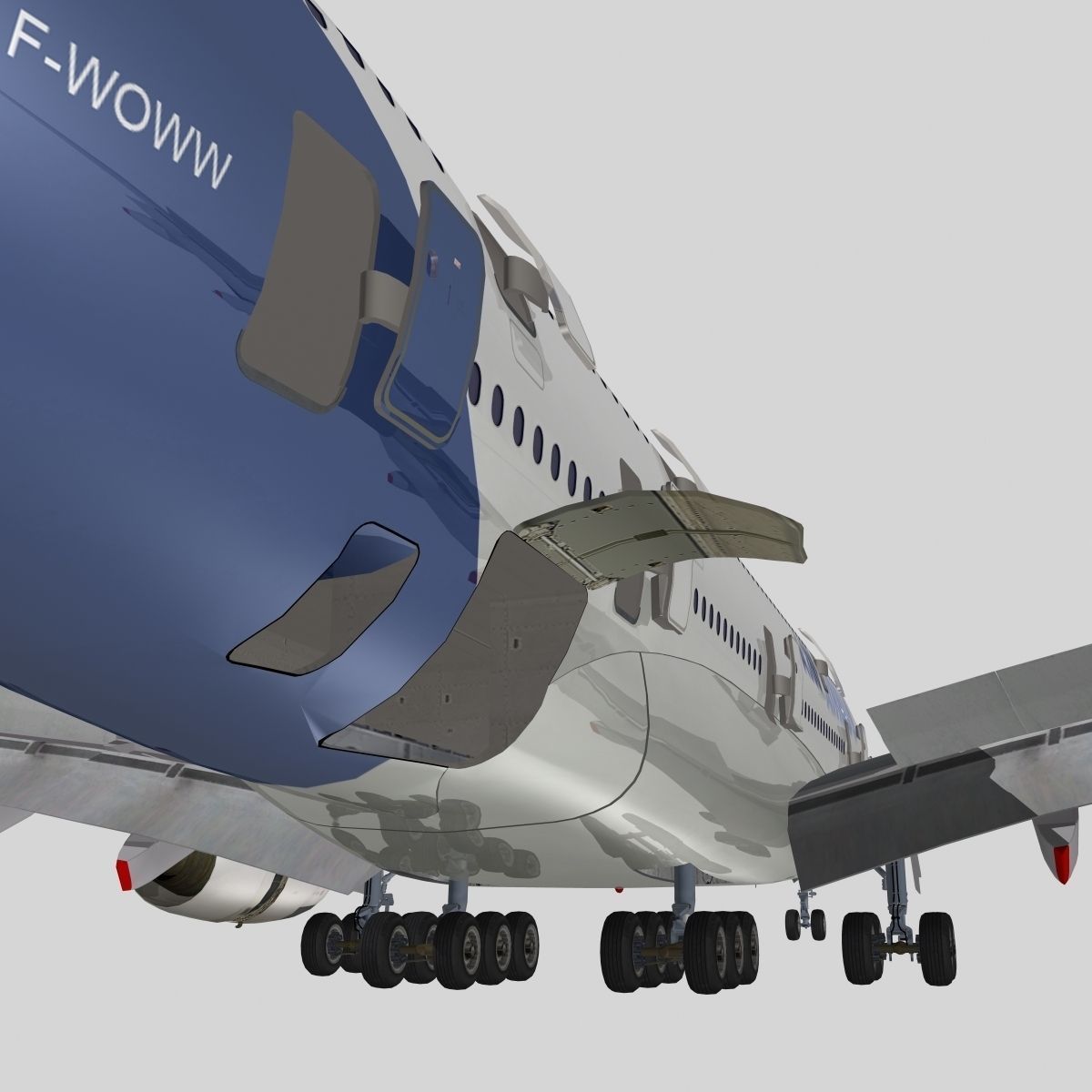 Airbus A-380 Airbus Industries House colors 3D model_9