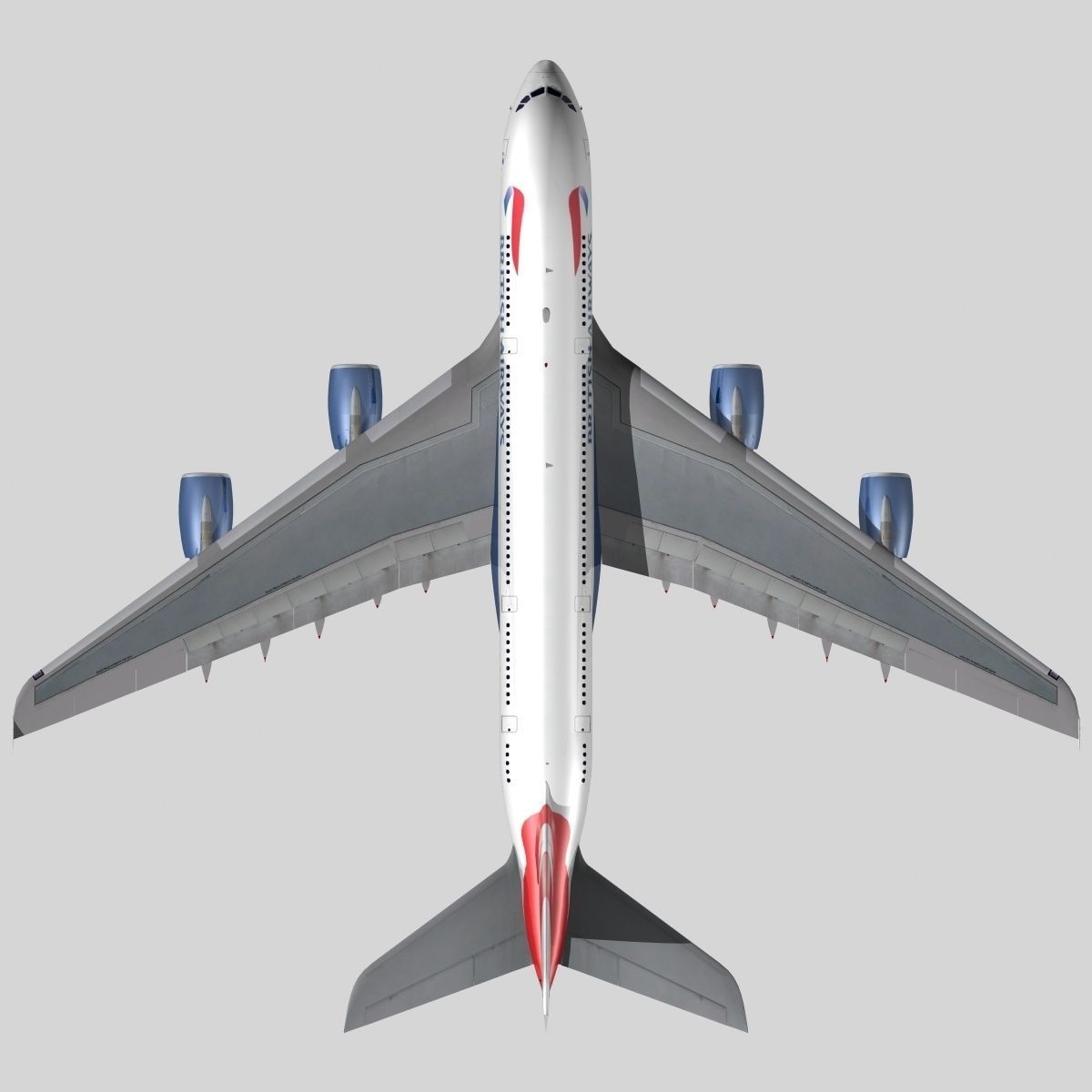 Airbus A-380  3D model_4