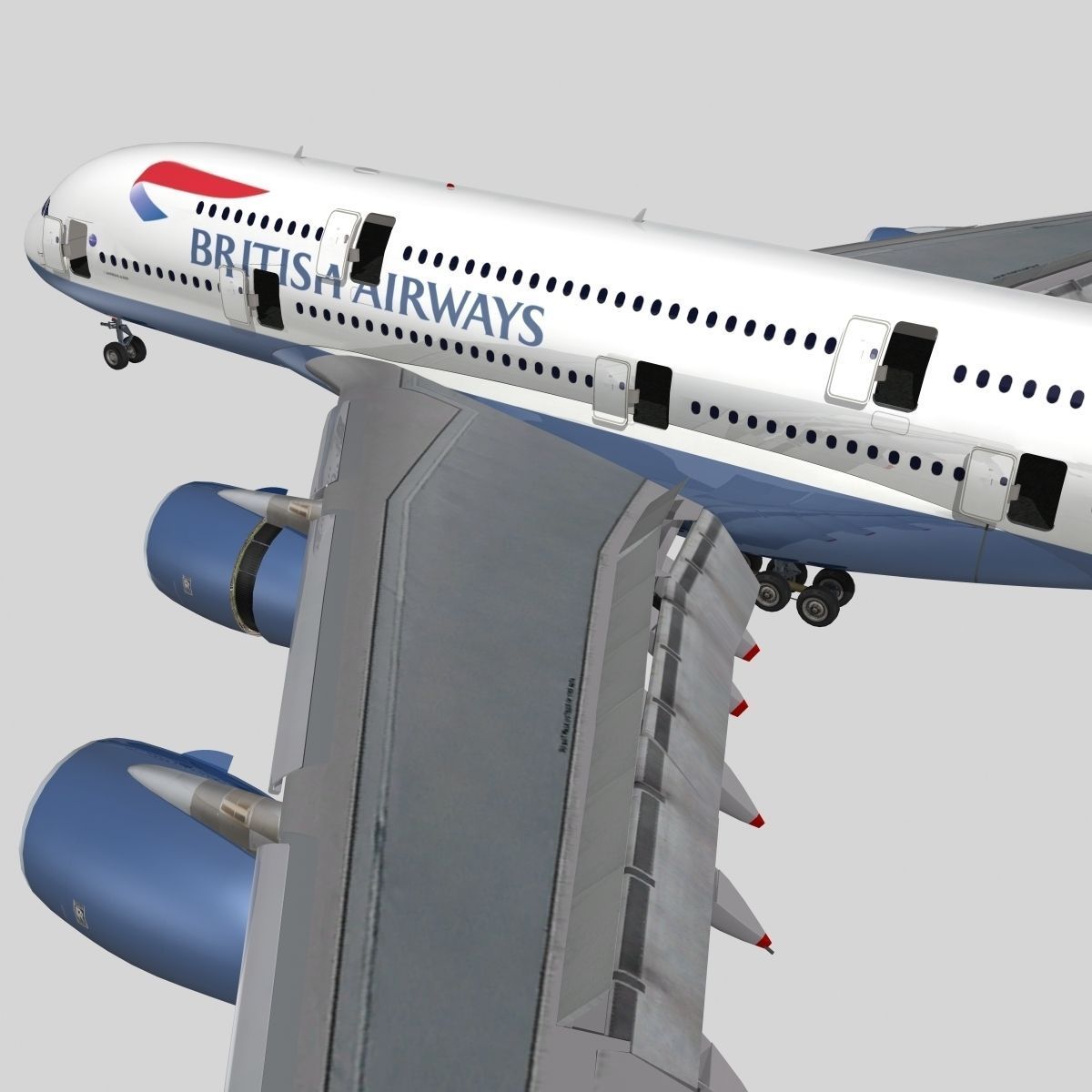 Airbus A-380  3D model_12