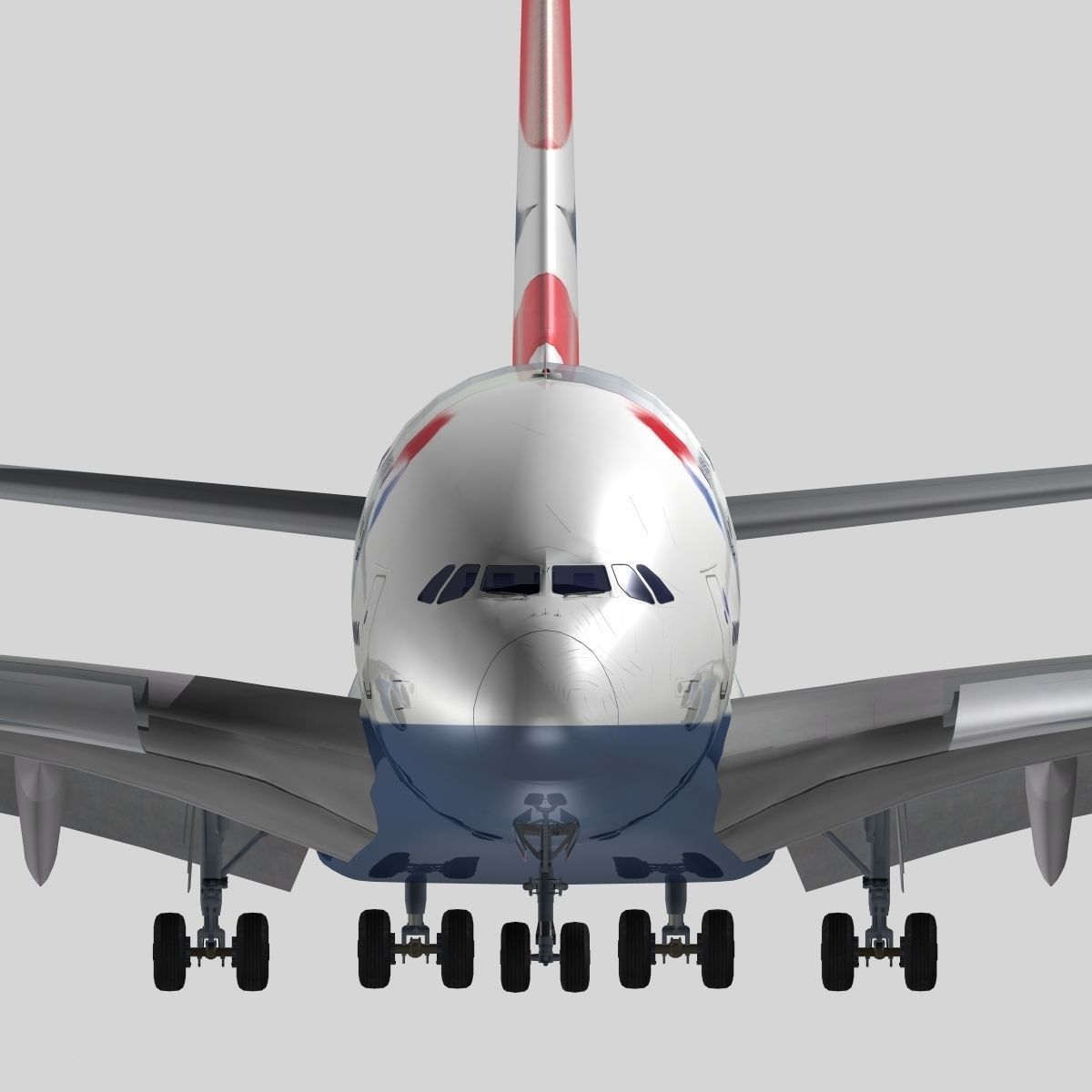 Airbus A-380  3D model_6