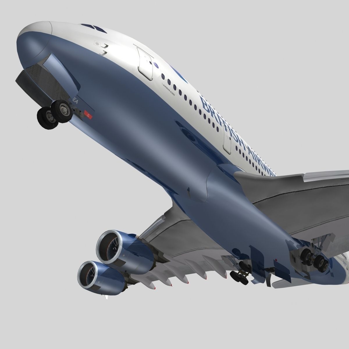 Airbus A-380  3D model_8