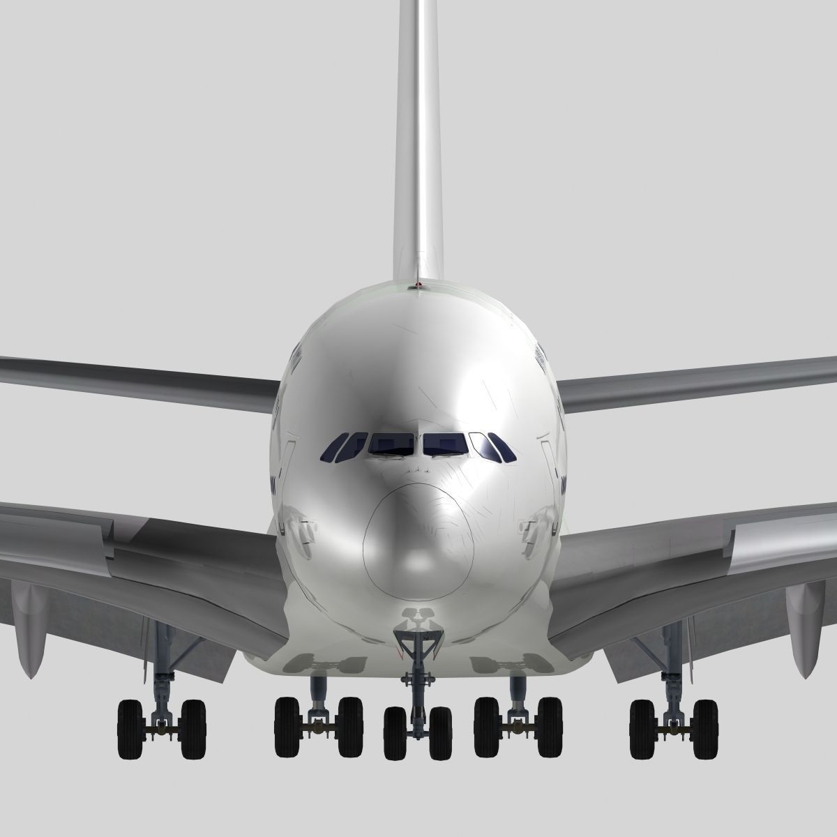 Airbus A-380 Generic livery 3D model_6