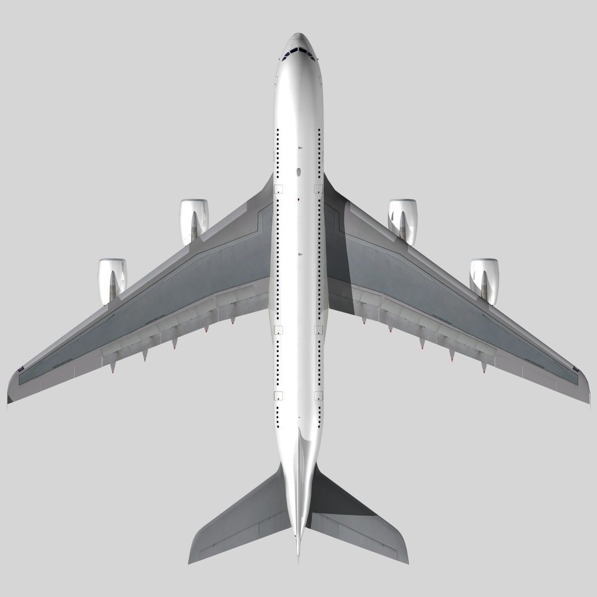 Airbus A-380 Generic livery 3D model_4
