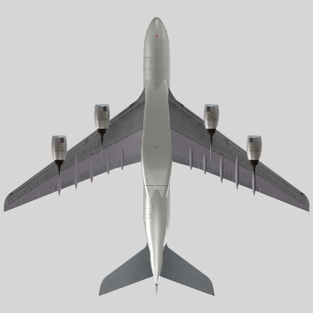 Airbus A-380 Generic livery 3D model_5