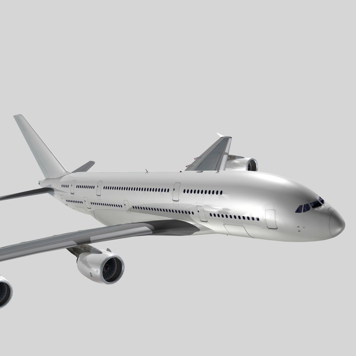 Airbus A-380 Generic livery 3D model_3
