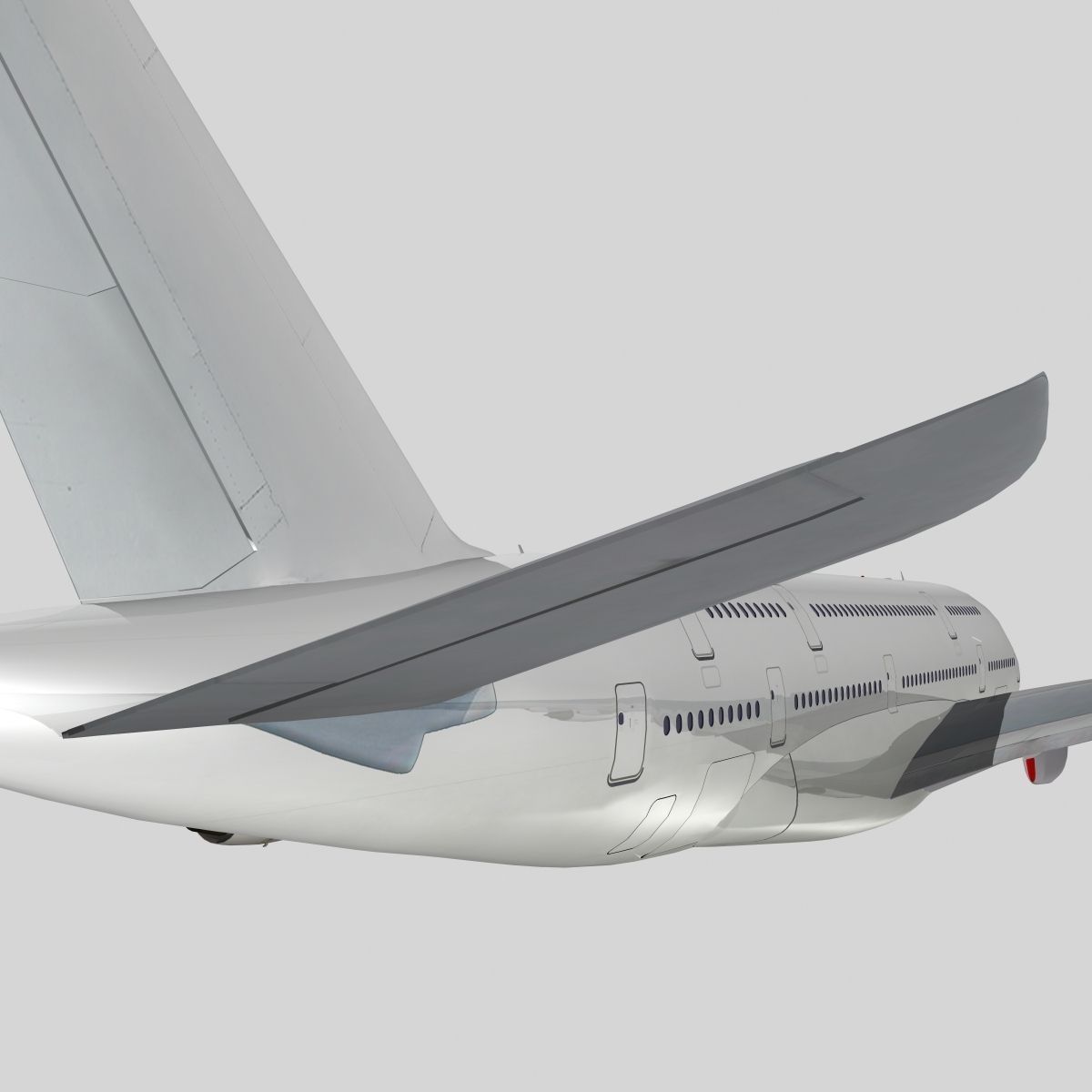 Airbus A-380 Generic livery 3D model_2