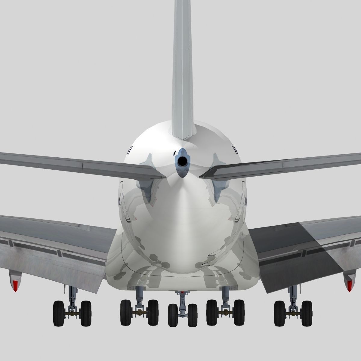 Airbus A-380 Generic livery 3D model_7