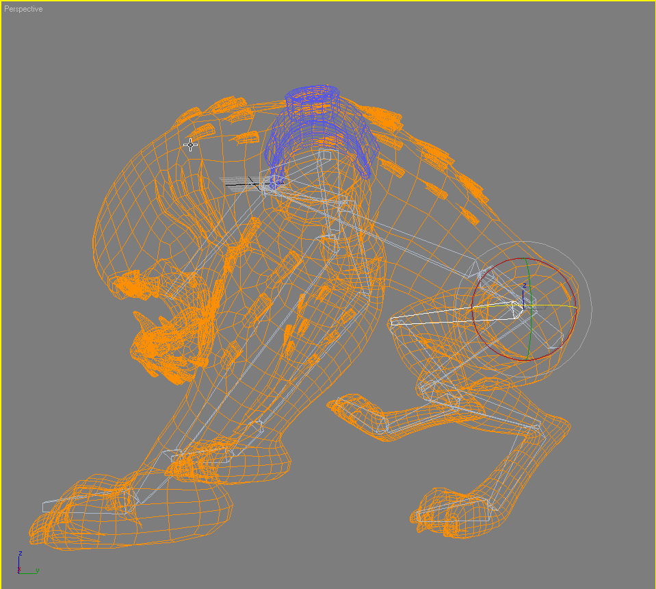 BEN 10 WildMutt RIGGED Low-poly 3D model_6