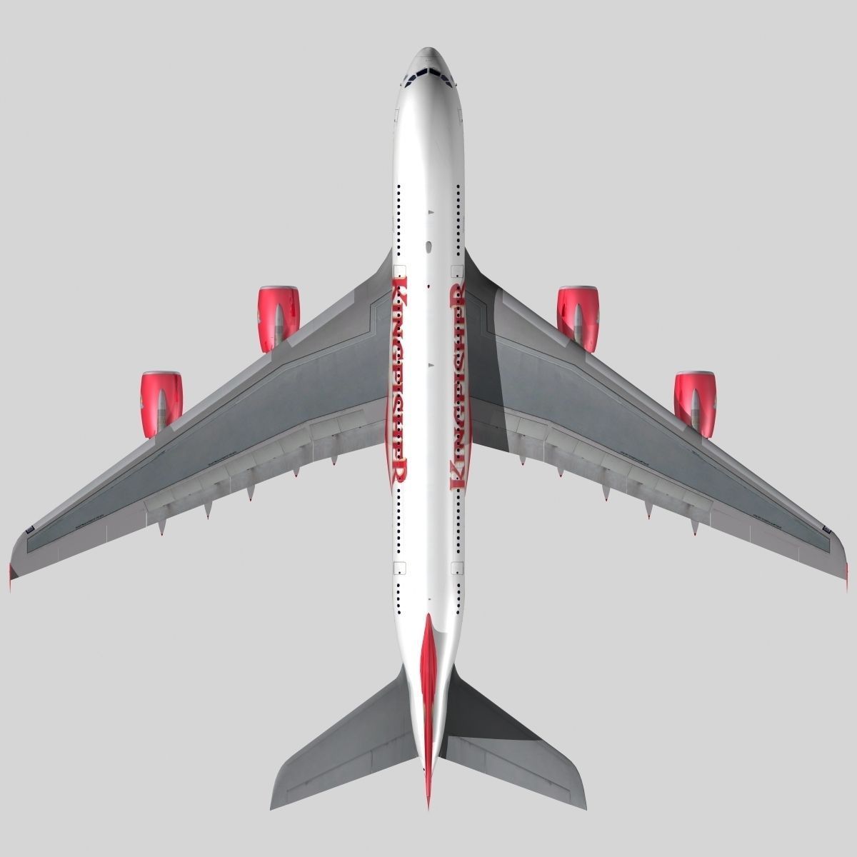Airbus A-380 Kingfisher Airlines 3D model_4
