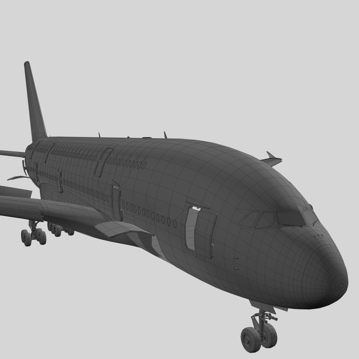 Airbus A-380 Kingfisher Airlines 3D model_16