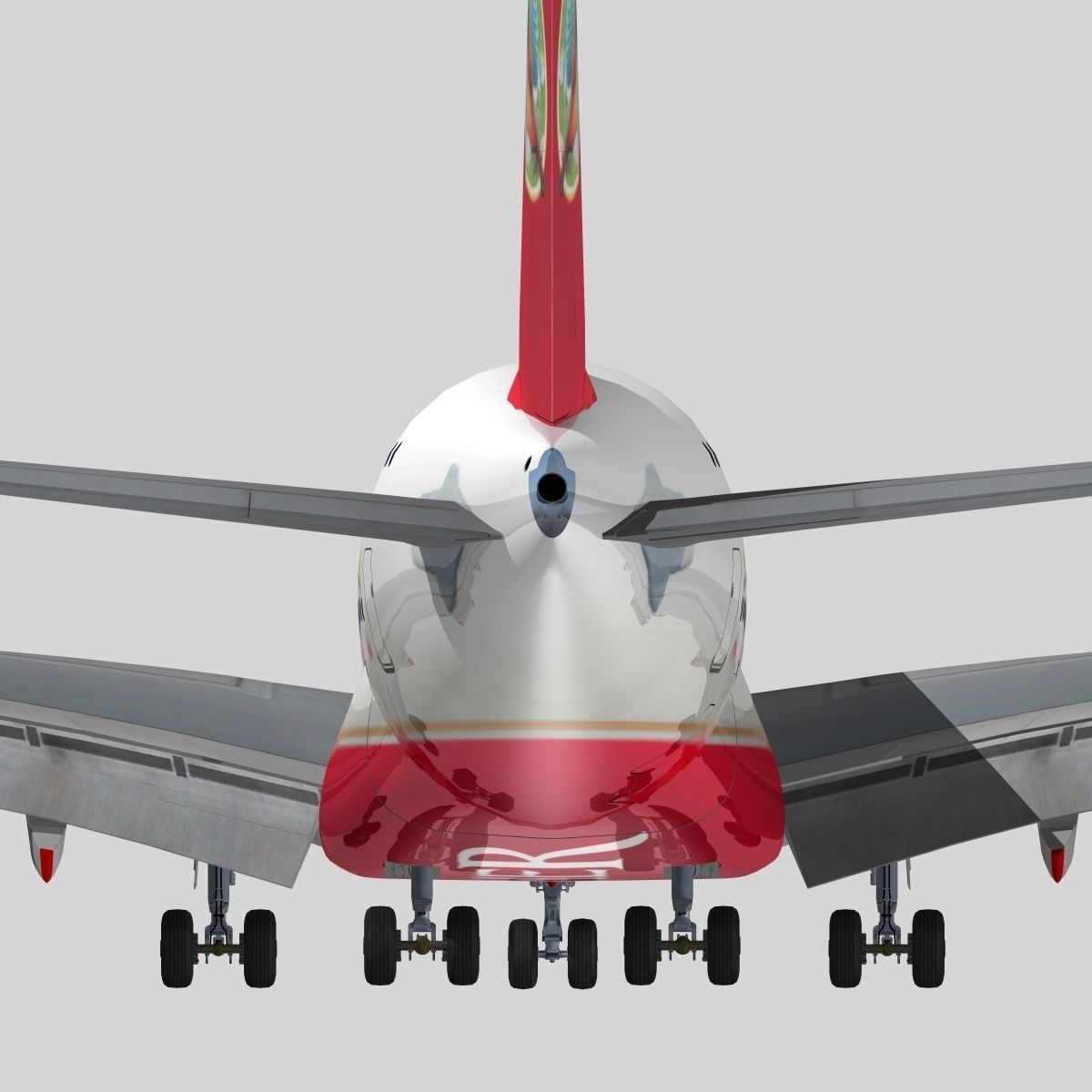 Airbus A-380 Kingfisher Airlines 3D model_7