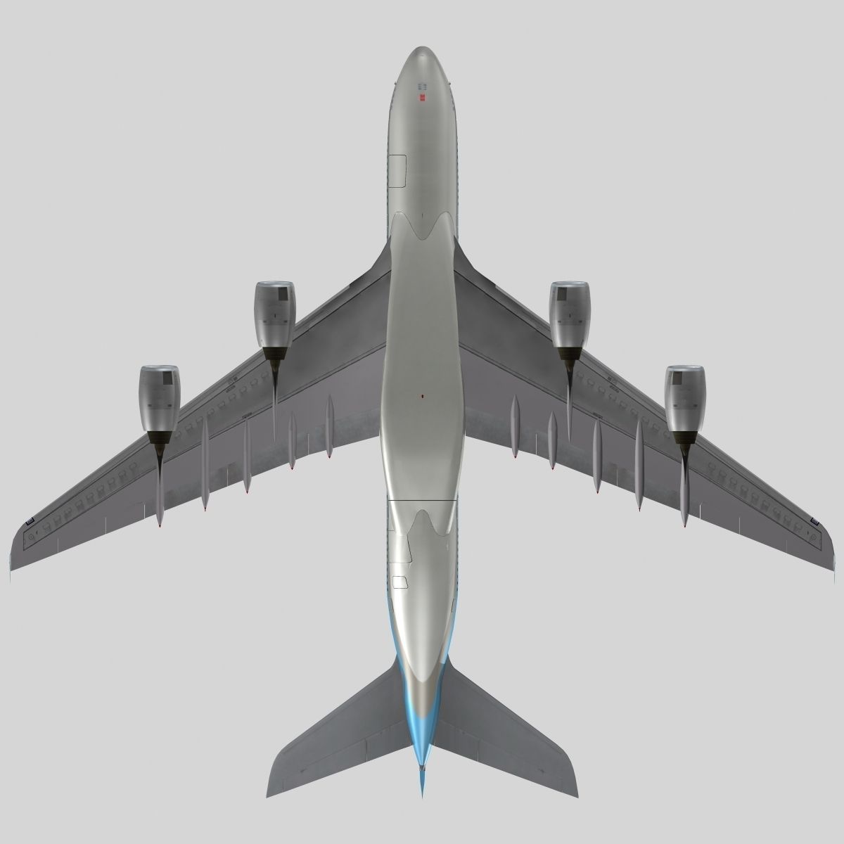 Airbus A-380 Korean Air 3D model_5