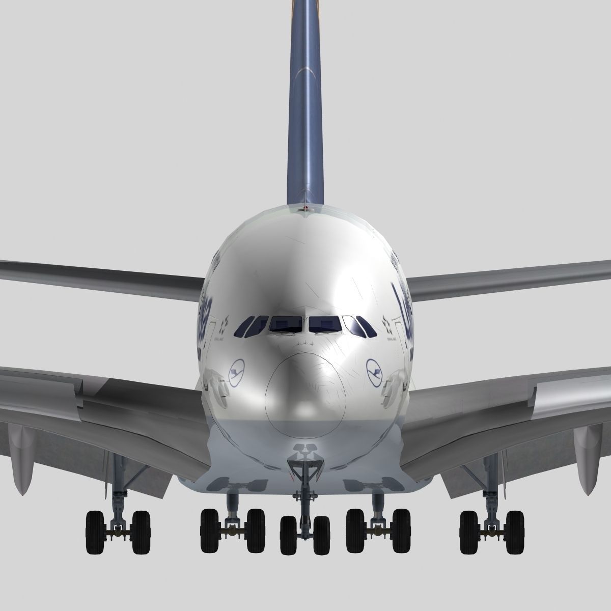 Airbus A-380 Lufthansa 3D model_6